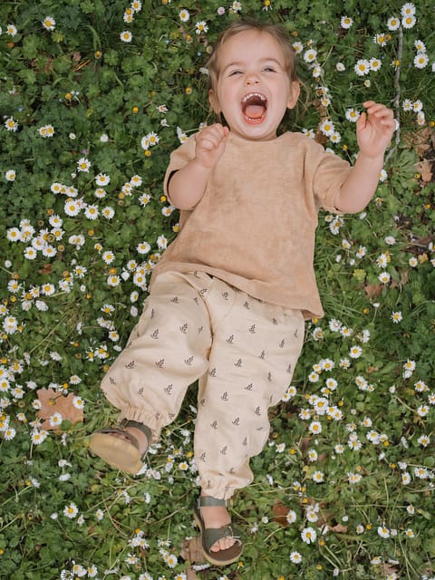 Lavender Bloom Gardener Pants | Organic Zoo