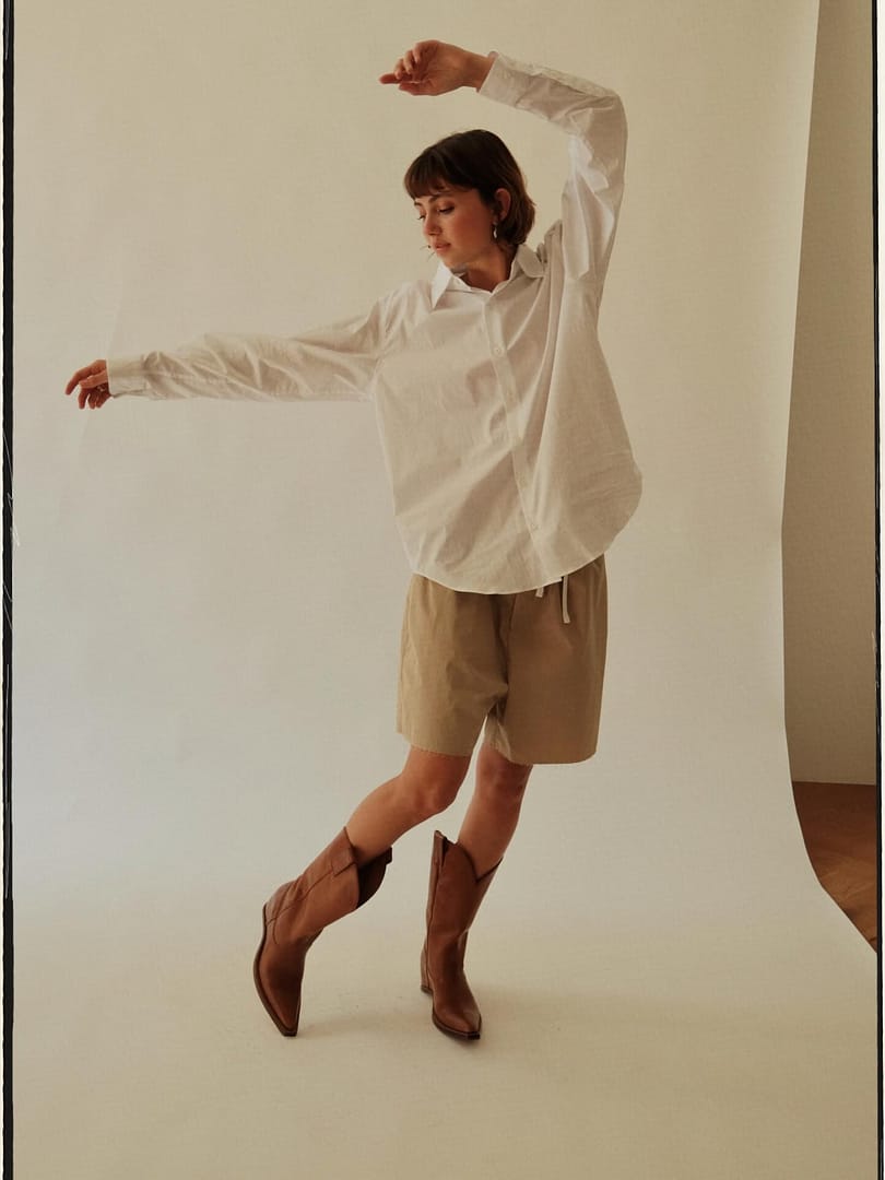 Baserange Cessa Ligo Top in Wild Silk Curated at Jake and Jones