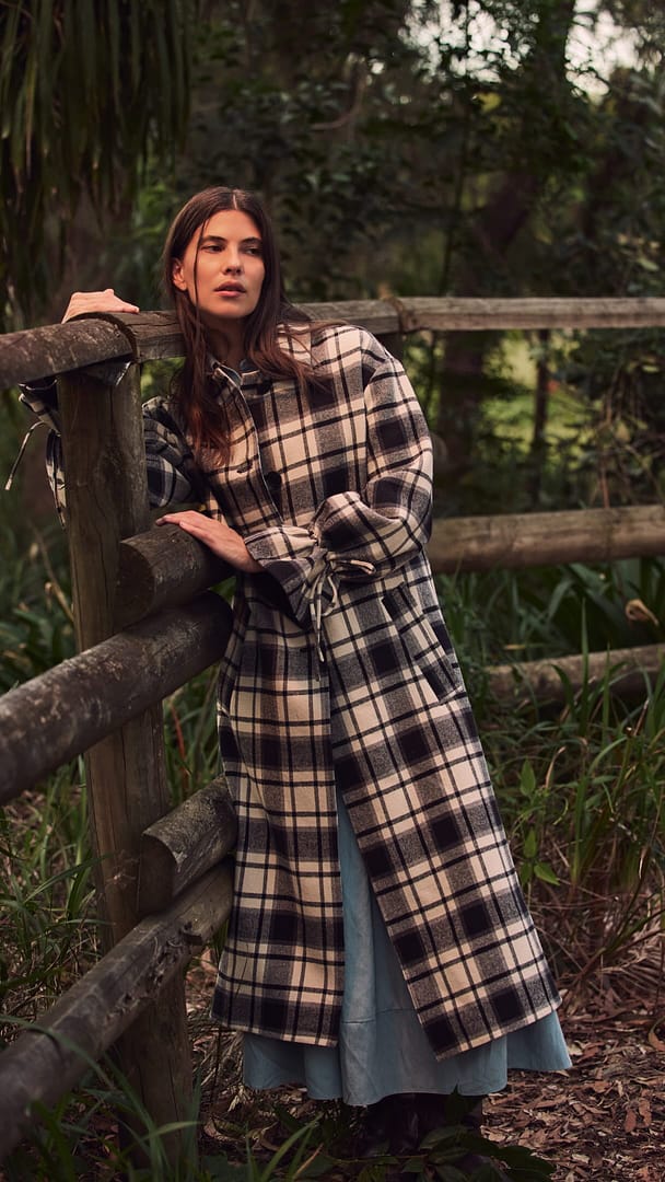 Clementine Jacket - Plaid – steele. label