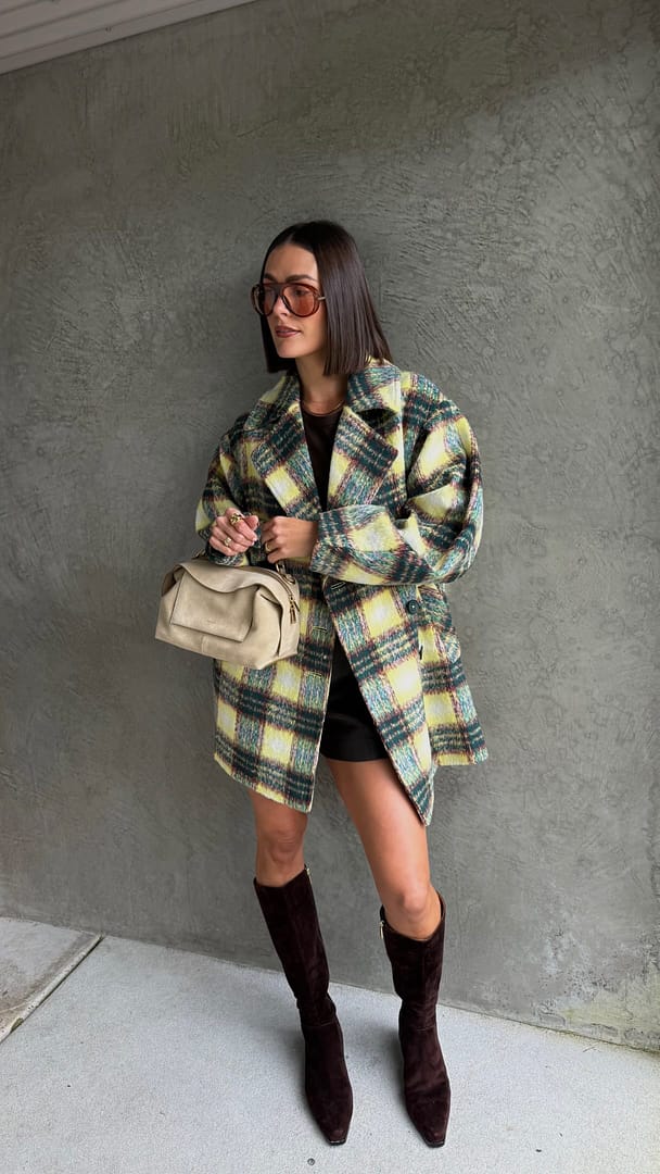 Alexandra Trench - Antique Check | steele. label